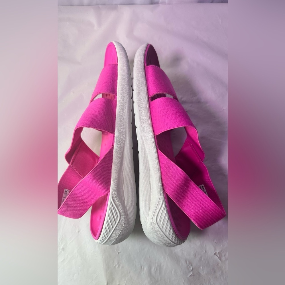 Crocs Women’s LiteRide Sandal — Hot Pink - Picture 8 of 9
